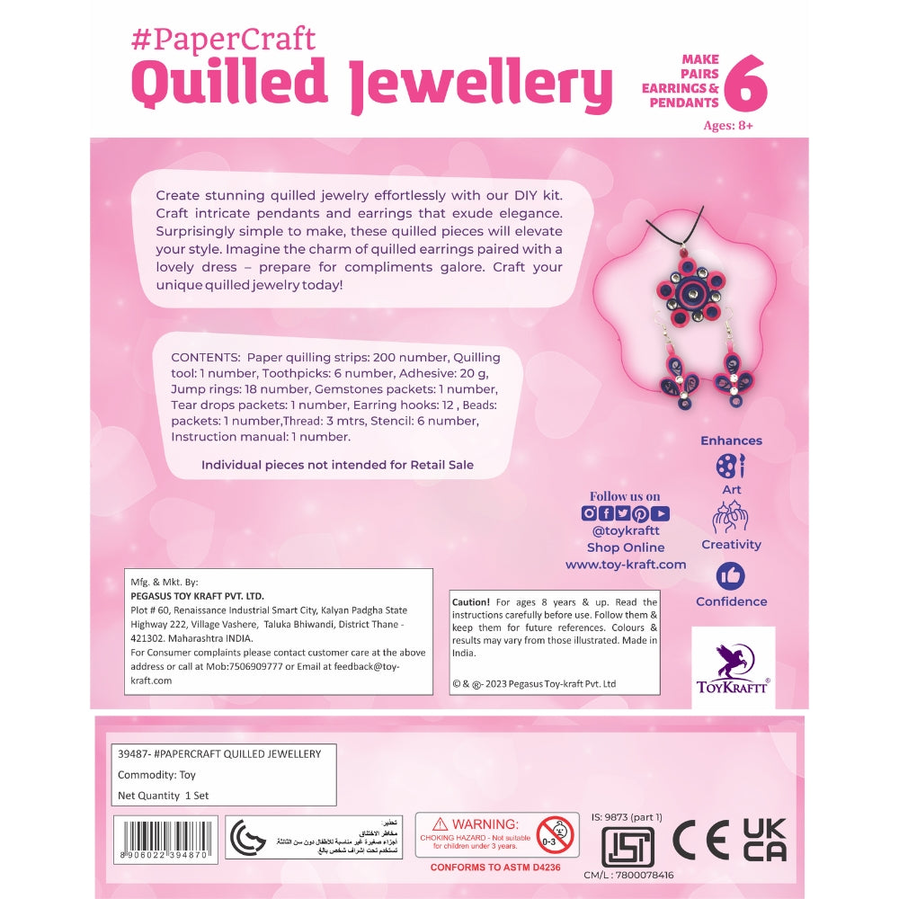 Paper Craft - Quilled Jewellery