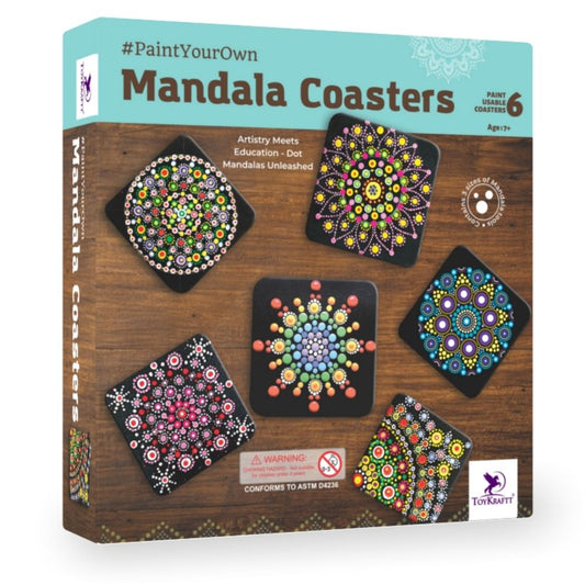Paint Your Own - Mandala Coasters