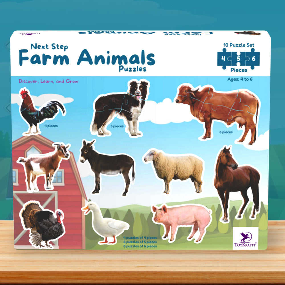 Next Step Farm Animals Puzzles
