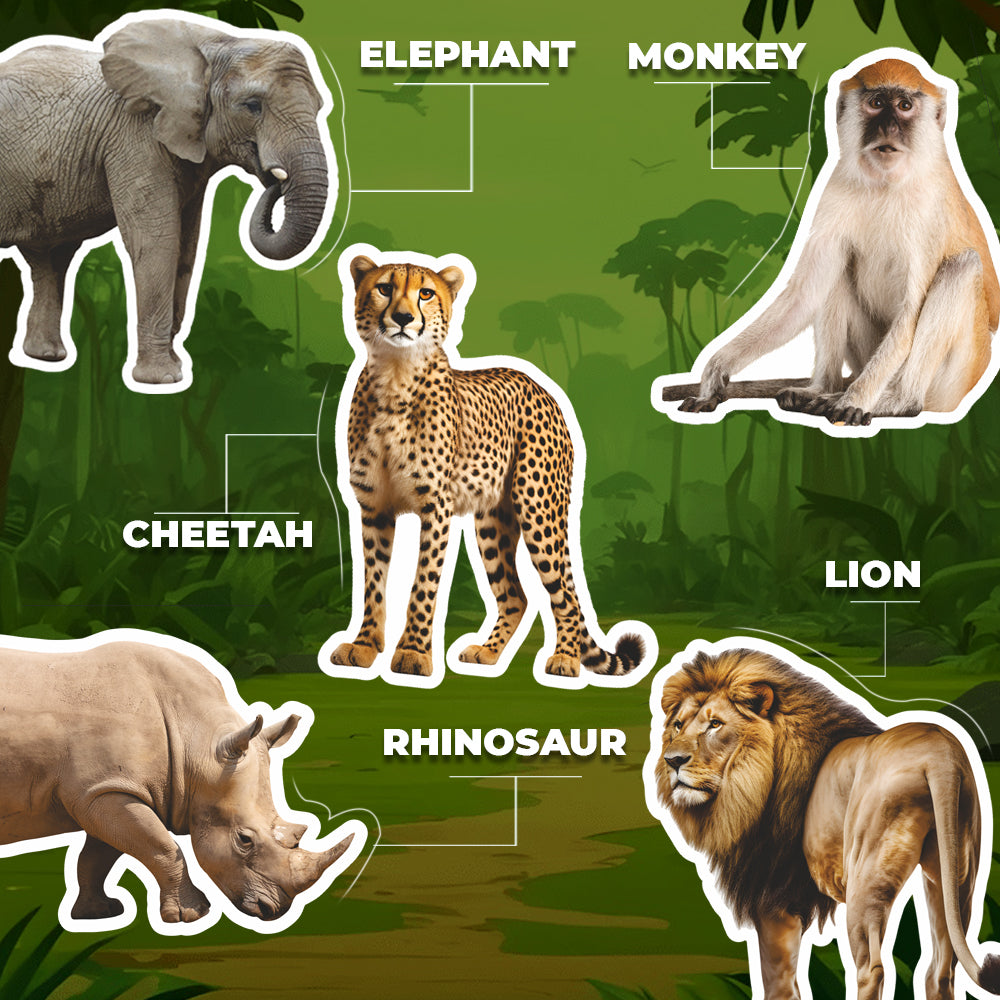 Next Step Jungle Animals Puzzles