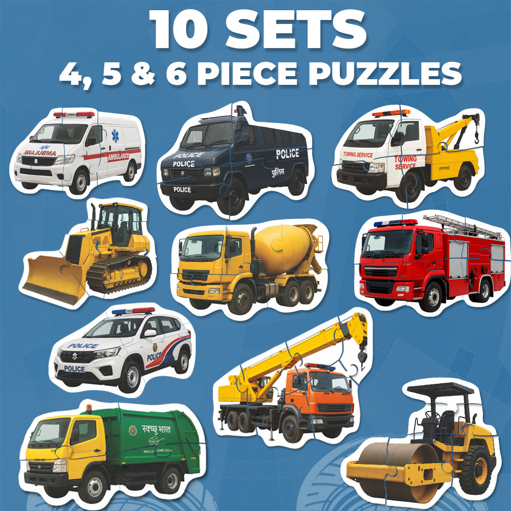 Next Step Service Vehicles Puzzles