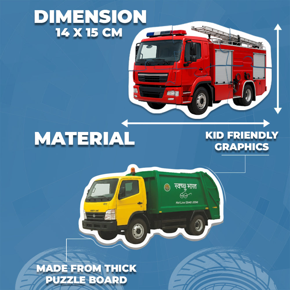 Next Step Service Vehicles Puzzles