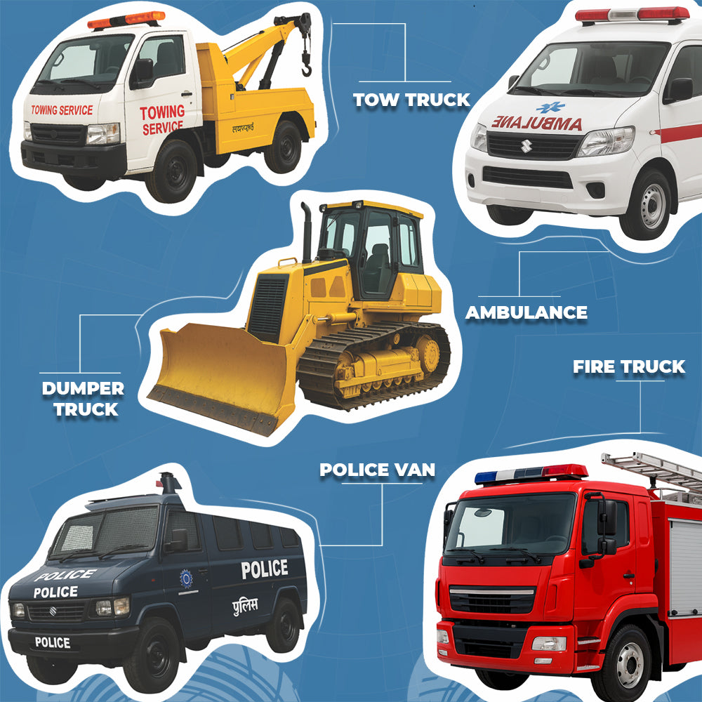 Next Step Service Vehicles Puzzles