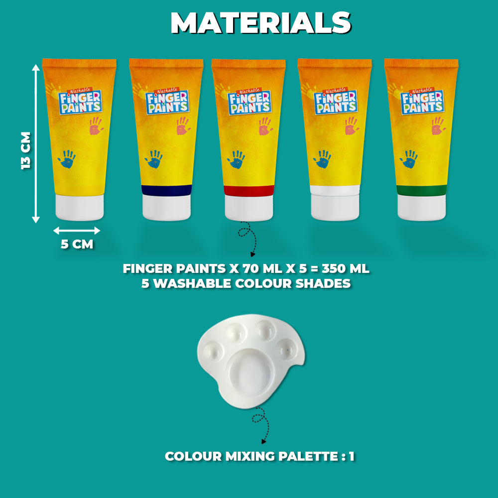 Washable Finger Paints