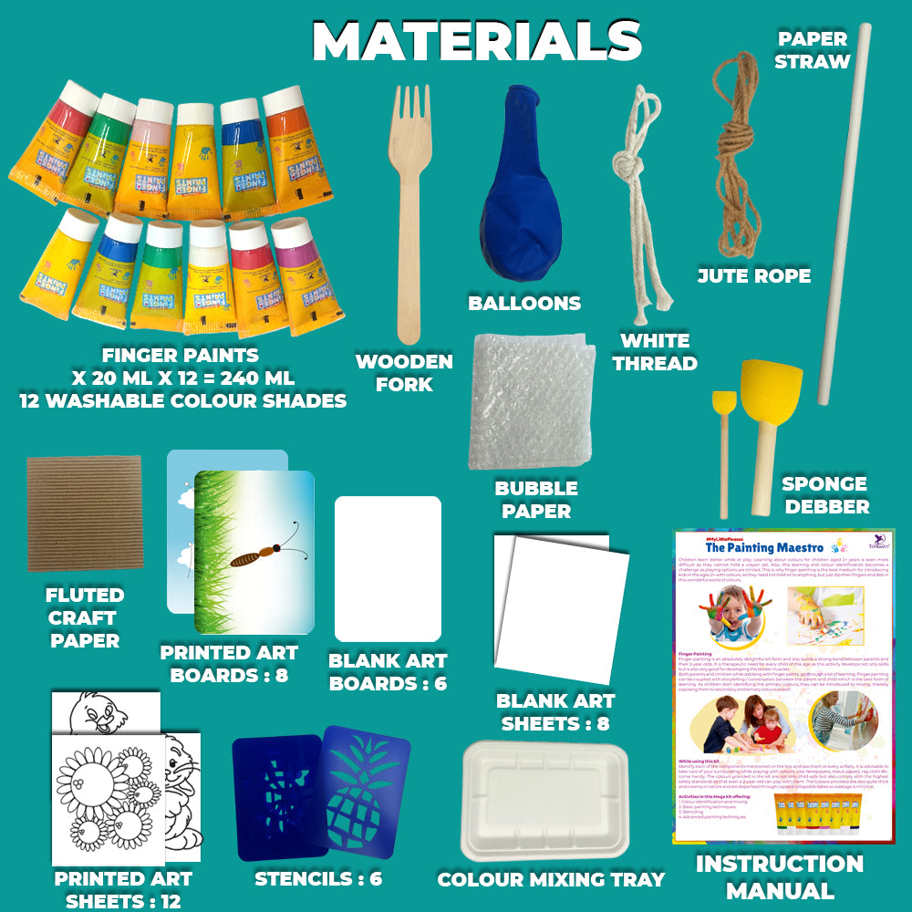 Finger Painting Mega Kit