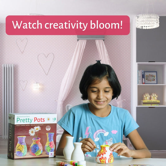 Paint Your Own - Pretty Pots
