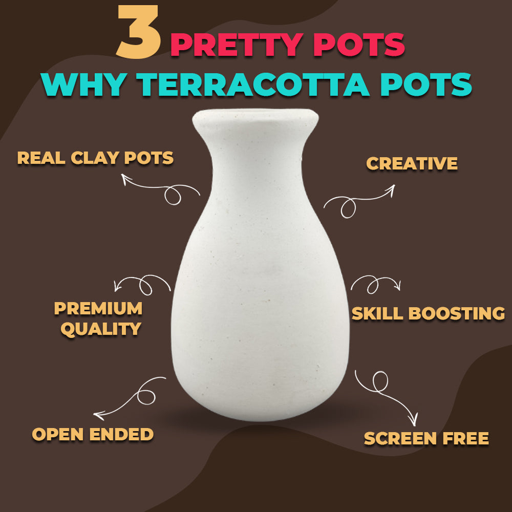 Paint Your Own - Pretty Pots