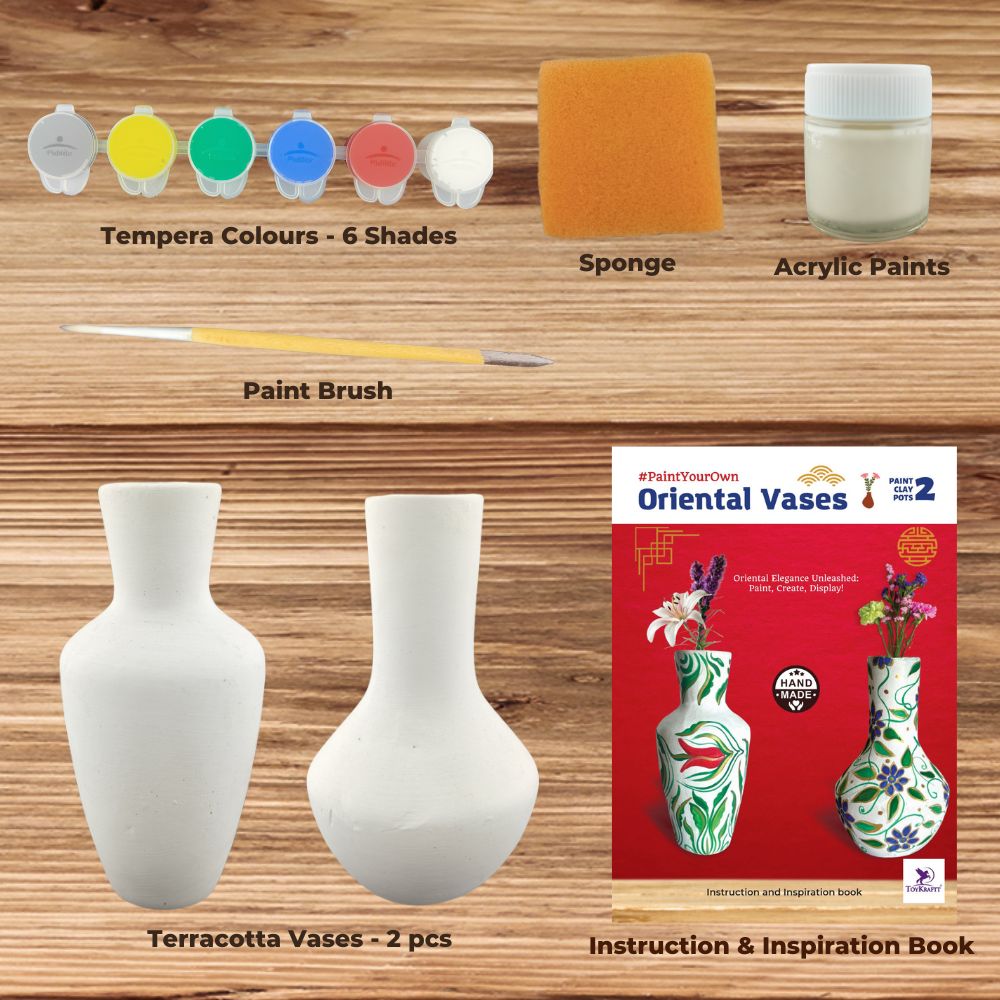 Paint Your Own - Oriental Vases