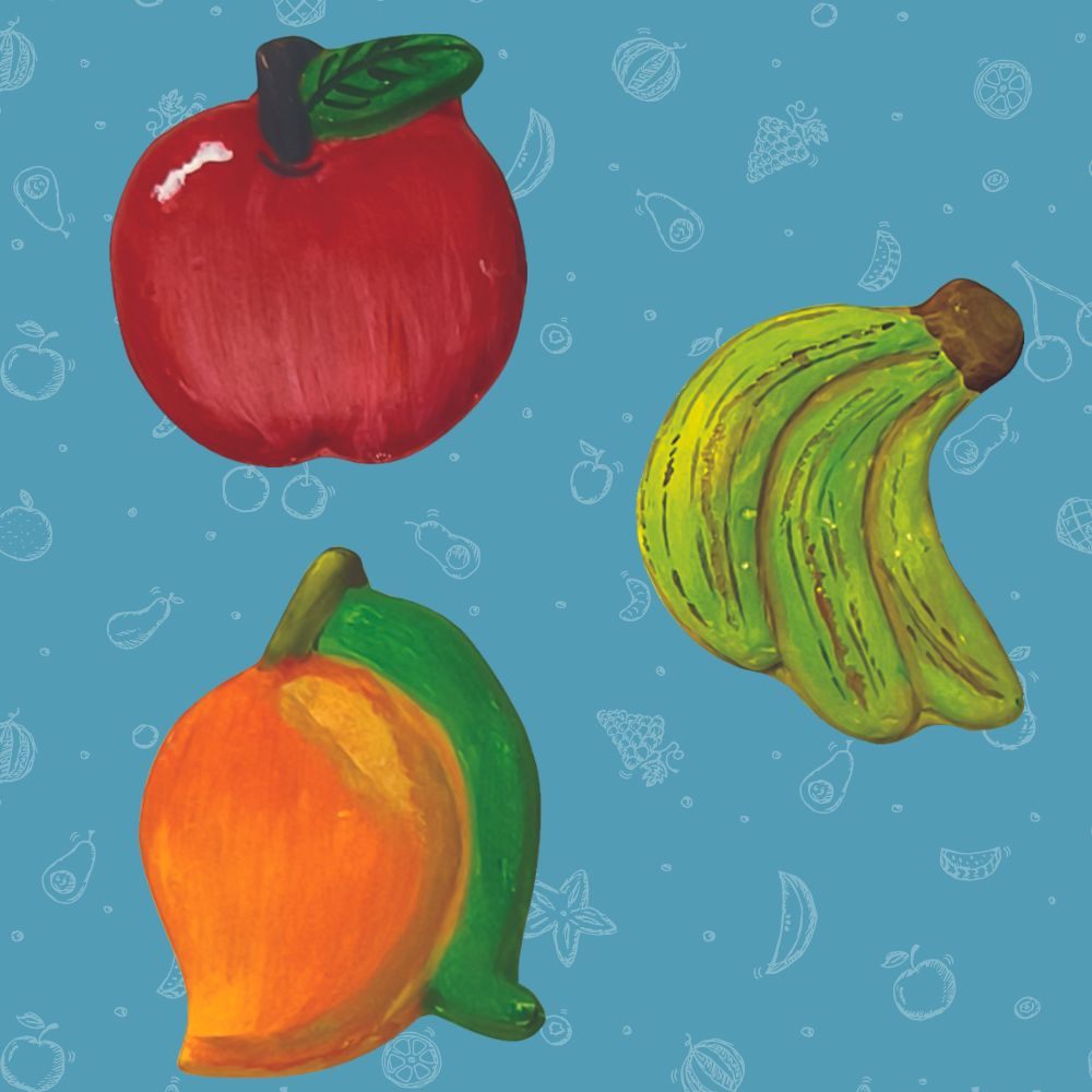 Mould & Paint - Fruit Magnets