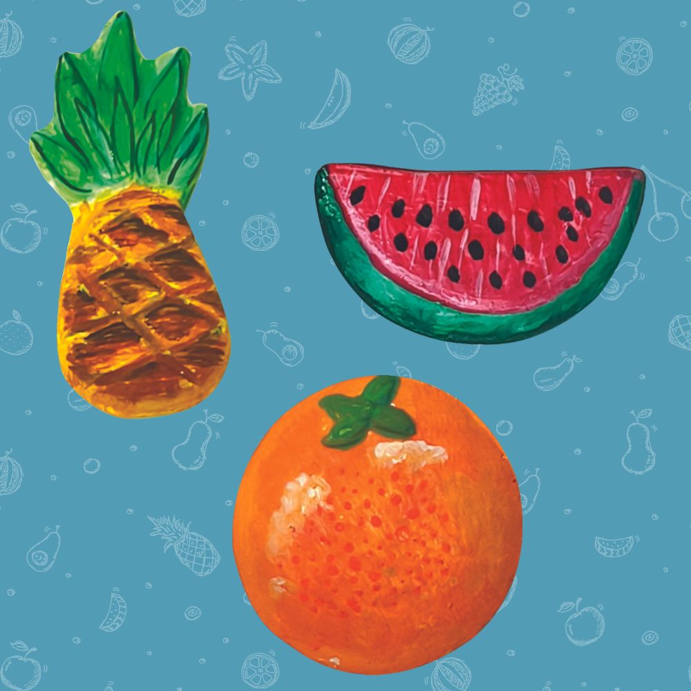 Mould & Paint - Fruit Magnets
