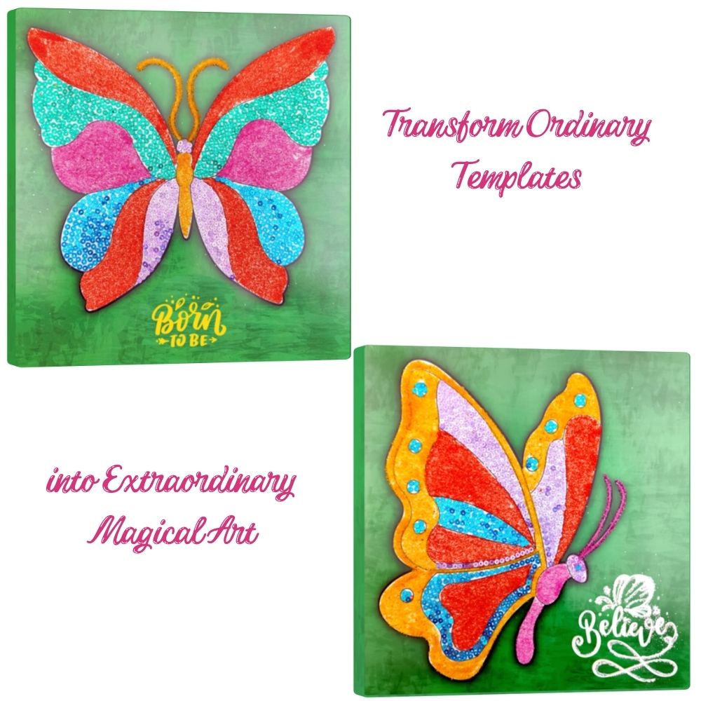Sparkling Butterflies
