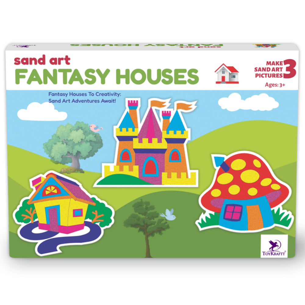 Sand Art Fantasy Houses