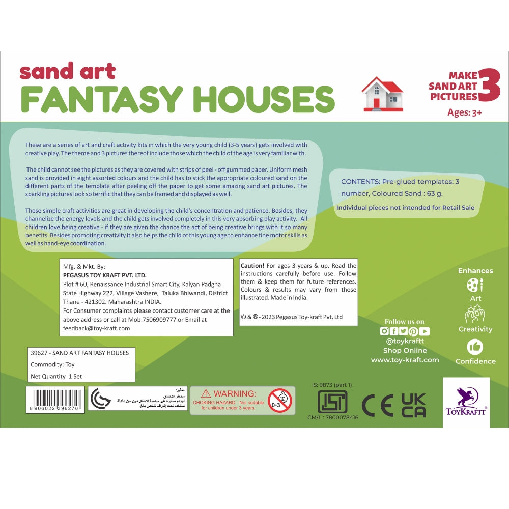 Sand Art Fantasy Houses