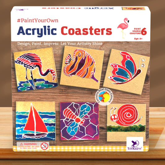 Paint Your Own - Acrylic Coasters