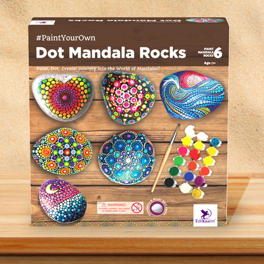 Paint Your Own - Dot Mandala Rocks