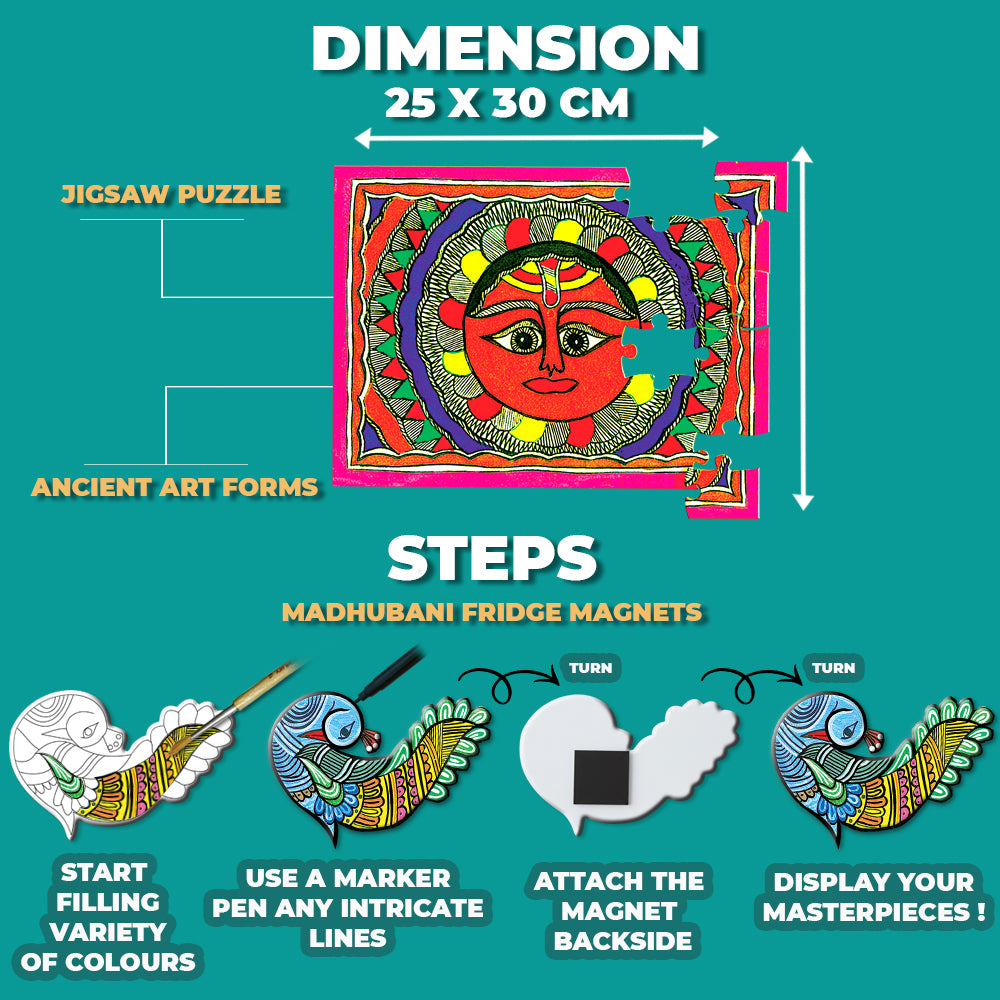 MyArtisticAdventures - Madhubani Art
