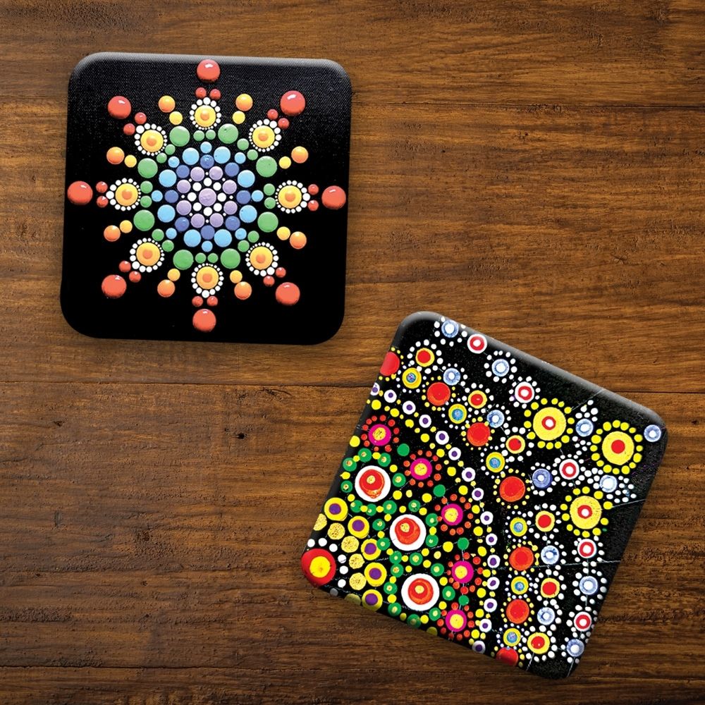 Paint Your Own - Mandala Coasters